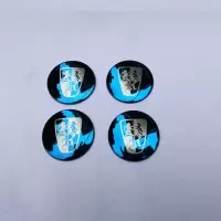 荣威RX3i6/eRX5ei6RX5360/i5改装车标贴轮毂标贴RX5汽车中网标 i5轮毂标[蓝色4片]