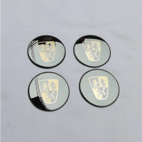 荣威RX3i6/eRX5ei6RX5360/i5改装车标贴轮毂标贴R RX5/RX3/eRX5/360/i6轮毂标黑4片