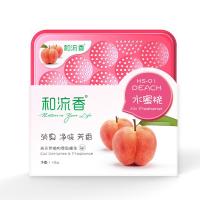 绿茶汽车固体香膏车内空气清新剂车载固体香水除味车用香薰 水蜜桃【110g】