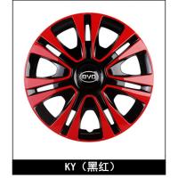 比亚迪F0 F3R F6 G3车14/15寸BYD通用改装战斧汽车轮毂盖鼓罩胎帽 KY系(黑红)14寸