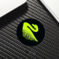 引磁片车载手机支架磁吸贴片磁力磁性汽车导航粘贴式吸盘卡通铁片 5片夜光天鹅-4CM