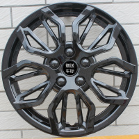 适用飞度锋范哥瑞新飞度车轮毂盖轮毂罩改装15寸轮毂装饰盖 15寸宝马款:亮黑