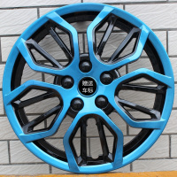 适用飞度锋范哥瑞新飞度车轮毂盖轮毂罩改装15寸轮毂装饰盖 15寸宝马款:蓝+黑