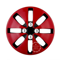 301轮毂罩标志301轮毂盖标致301大轮盖轮胎帽装饰罩15寸 15寸K5黑红4只特价