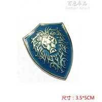 纯金属I'm v-kool车标 3D立体威固我很酷车贴 威固车窗金属改装标 狮子