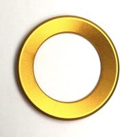 适用于大众宝来途安朗逸行凌渡途观帕萨特polo 方向盘标装饰圈 金色