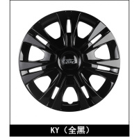 福特09-15款嘉年华轮毂盖福克斯翼博新嘉年华轮胎罩改装15寸轮盖 KY系(全黑)15寸单价