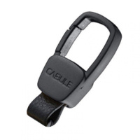 专用于宝马路虎沃尔沃奔驰简约创意男女士汽车钥匙扣挂件 B款-灰色