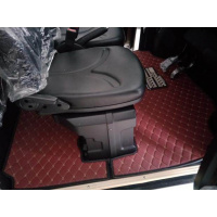 大阳电动四轮车脚垫G系巧客S四座两座脚垫专用全包围脚踏垫永源车 大阳四座酒红色超纤耐磨皮脚垫