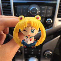 美少女战士水冰月天使汽车出风口夹挂件空调香水夹子车内装饰饰品 眯眼美少女