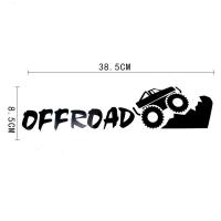 吉普Jeep指南者自由客光侠大切牧马人车身机盖越野装饰拉花贴纸 OFFROAD贴黑色一张