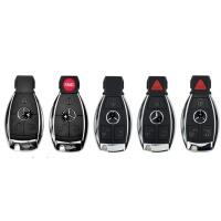 适用新款奔驰C200钥匙套s320l壳19款C级c180钥匙包c260l A200扣女 此图片钥匙中请联系客服!不适用