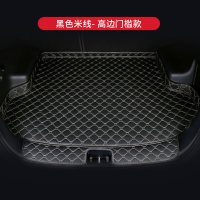 专用福特福睿斯福克斯嘉年华蒙迪欧锐界撼路者全包围汽车后备箱垫 黑色米线[高边门槛防护款]
