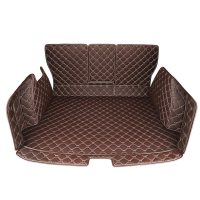 汽车后备箱垫适用于本田UR-V 2017-18款专用全包围尾箱垫后备箱垫 咖色全包后备箱垫