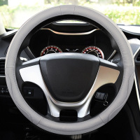 真皮把套海马汽车方向盘套S5S7福美来M6M3M8海福星丘比特四季通用 F027灰色