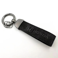 创意反皮毛钥匙扣适用于 奔驰AMG奥迪宝马福特大众 翻毛钥匙扣 HONDA