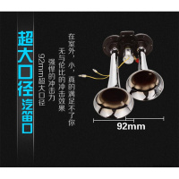 金笛汽车喇叭大货车气喇叭24v电气喇叭汽笛超响高音喇叭12伏改装 24v原厂金笛