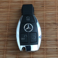 奔驰车钥匙智能遥控器替换外壳收藏奔驰遥控器改装迈巴赫后盖 三键单外壳