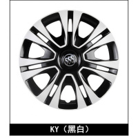 新老款别克凯越汽车轮毂盖轮胎罩车轮盖14寸赛欧通用轮冒原车配套 KY系(黑白)14寸