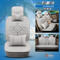 汽车坐垫卡扣座垫卡盘座套金属铁钩子八角梅花塑料圆盘松紧带配件 豪华版-灰色