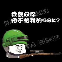 绝地求生个性创意搞笑吃鸡车贴后玻璃雨刮器98K反光防水汽车贴纸 绿色四级头右款+怕不怕98K?+赠