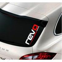 适用于大众部落贴纸改装高尔夫车贴大众车贴golf后窗贴VW后档改装 REVO长35CM