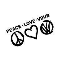 适用于大众部落贴纸改装高尔夫车贴大众车贴golf后窗贴VW后档改装 心大众长25cm黑色