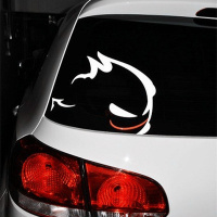 适用于大众部落贴纸改装高尔夫车贴大众车贴golf后窗贴VW后档改装 恶兔