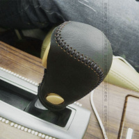 老款天籁档把套08-09-10-11-12年天籁尼桑公爵档把套改装 08-12年款天籁2.0黑皮黑线