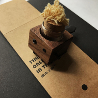 可循环原木车载香水瓶 创意出风口香水 木质汽车装饰香薰空瓶香氛 空瓶