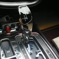 拇指型通用档把头 手动档自动挡头 丰田 马自达 现代比亚迪排档头 亮银自(上-下+)