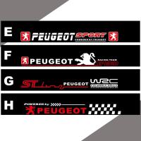 标志2008 3008前后挡车贴标致301 308 408 508前档风玻璃遮阳贴纸 B款[碳纤底]