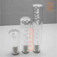 汽车档把发光水晶手动挡排挡头改装波棍头个性自动排档杆加长挡杆 25厘米蓝色