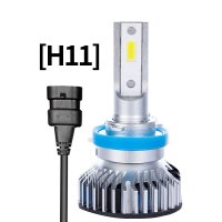 长城哈弗H1h2sH3H4H5H6M4M6改装前大灯led近光灯远光灯泡哈佛透镜 超亮升级版[H11单只]