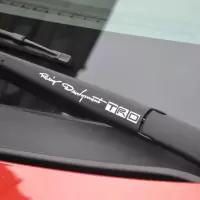 汽车外拉手车贴纸TRD把手贴纸小轿车时尚个性英文字母拉花贴纸 黑色/套4条