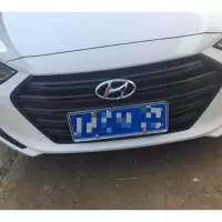 现代名图朗动瑞纳ix25 35悦纳途胜领动中网改色贴纸汽车改装贴膜 领动5条黑色+黑色框边