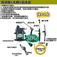 洗车器双泵高压便携车载水工具家用12v刷车泵机套装 升级版+毛刷+泡沫器