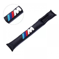 汽车座椅缝隙塞条适用于宝马奥迪奔驰大众内饰改装碳纤座位防漏缝 灰色宝马M一对