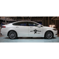 动漫卡通海贼王车划痕装饰贴后挡风玻璃个性纪念艾斯汽车贴纸 30*13cm黑色