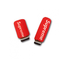 潮牌创意个性时尚汽车方向盘套吉利帝豪EV RV GL GS远景博越豪情 红色-手刹档位套