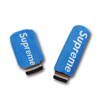 潮牌创意个性时尚汽车方向盘套吉利帝豪EV RV GL GS远景博越豪情 蓝色-手刹档位套