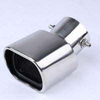 03-19款丰田普拉多尾喉霸道2700中东3.5专用排气管消声器改装配件 带网方口白金弯款