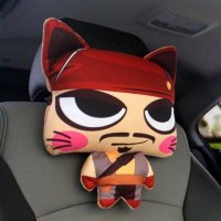 汽车头枕靠枕头护颈枕小车枕座椅子车用车载车子个性卡通可爱创意 加勒比四季头枕