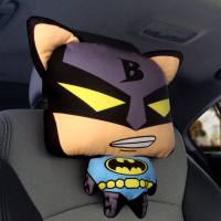 汽车头枕靠枕头护颈枕小车枕座椅子车用车载车子个性卡通可爱创意 蝙蝠侠四季头枕
