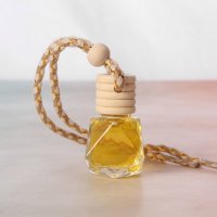 汽车挂件高档车内吊饰车载香水装饰品男女士创意葫芦吊坠符 多边形款-黄色