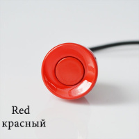 汽车前车倒车雷达探头22mm22.5前后通用电眼防撞感应防水传感器 22mm红色(单个)