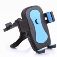 汽车空调出风口手机支架 车用手机座通风口夹托架 手机车载支架 蓝