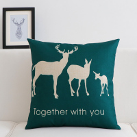 北欧棉麻抱枕客厅沙发靠垫套靠背汽车办公室椅子大腰枕床头靠枕芯 ML-010