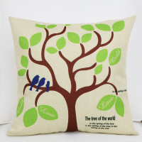 北欧棉麻抱枕客厅沙发靠垫套靠背汽车办公室椅子大腰枕床头靠枕芯 SM-007