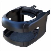 汽车出风口水杯架车载可折叠饮料茶杯架烟灰缸车用悬挂式收纳支架 黑色水杯架2个(不可折叠)